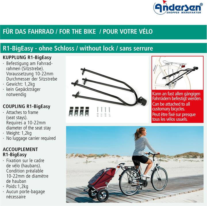 Actual product image Andersen R1-BigEasy