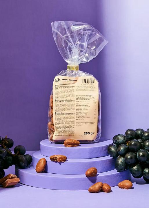 Image du produit KoRo Raisins (sulfurés) à la grappa dans du chocolat au lait entier (1 pcs, 250 g)