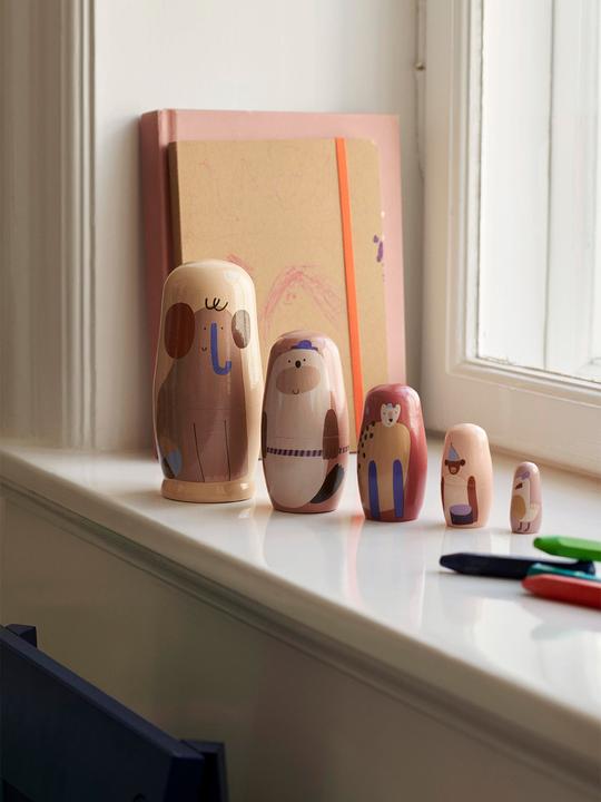 Immagine prodotto Ferm Living Bambole nidificanti Critter (Ø 6,5 x 14 cm)