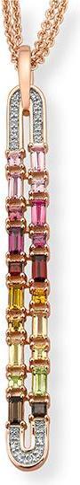 Image du produit Breuning PENDENTIF - E.RHODOLITH/Brill. 0,094 Ct. H/si (Or 750/18 K)