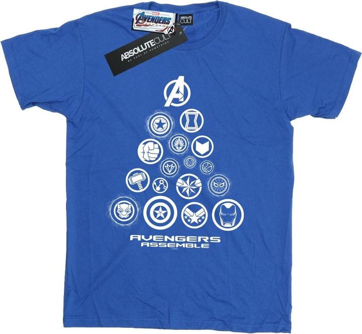 Avengers Endgame Pyramid Icons TShirt (XXL)