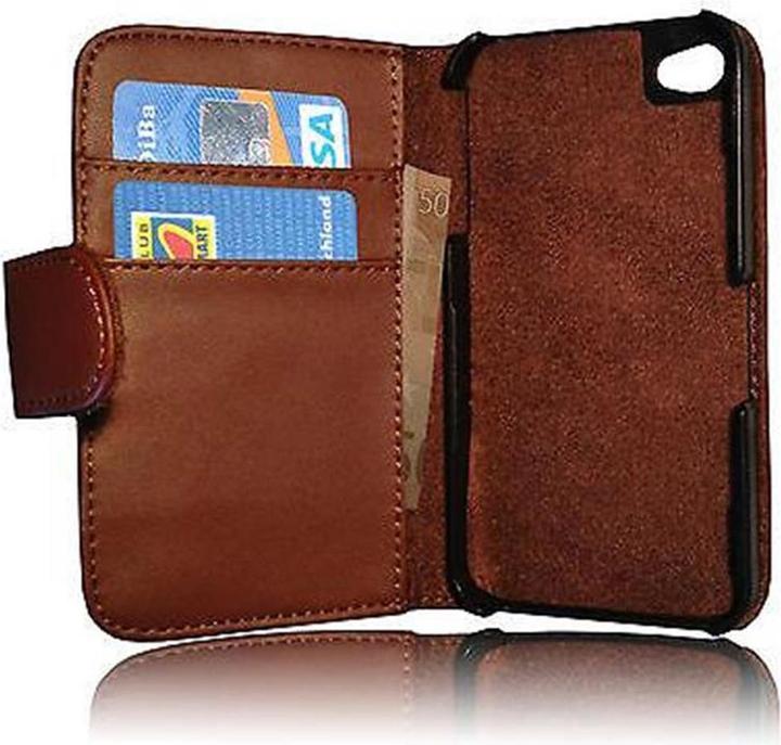 Actual product image Cadorabo Case for Apple iPhone 4 / iPhone 4S for Apple iPhone 4 / iPhone 4S Book Glatt (Apple iPhone 4s, Apple iPhone 4)