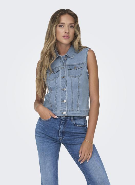 Immagine prodotto Only Gilet in denim con collo alto (L)