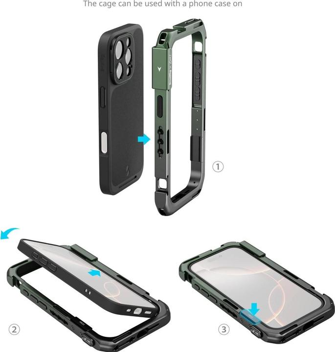 Immagine prodotto SmallRig 5001 x Brandon Li Dispositivo mobile video leggero per iPhone 16 Pro Max Co design Edition
