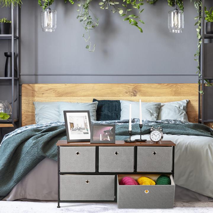 Immagine prodotto Relaxdays Cassettiera con-5-cassetti (100 x 30 x 54,5 cm)