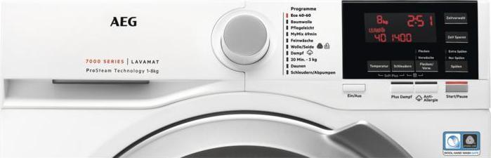 Image du produit AEG L7FBG61480 Lave-linge à chargement frontal (8 kg, Gauche)
