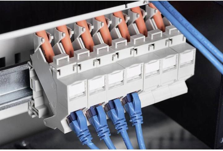 Produktbild Digitus Hutschienenadapter für Keystone Module, IP20 (Keystone Modulhalter)