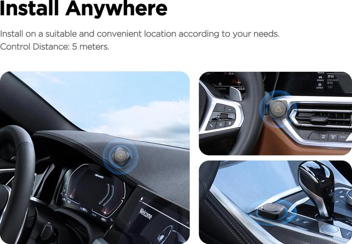 Image du produit Viofo BTR200 bluetooth remote control (Récepteur GPS, Bluetooth)