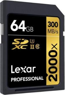 Produktbild Lexar Sdxc (64 GB, SDXC, U3, UHS-II)