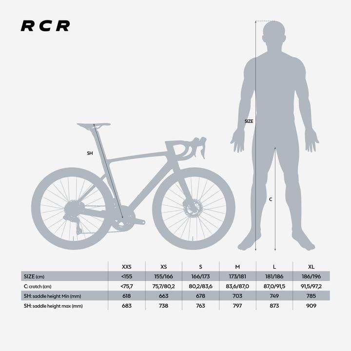 Immagine prodotto Van rysel Rennrad Race RCR-R CF Shimano 105 Di2 Powermeter Schwarz