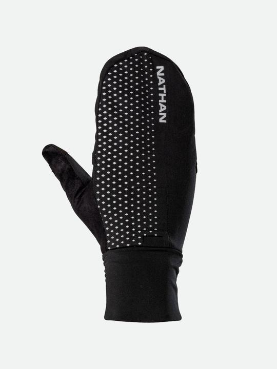 Actual product image Nathan Hyper Night Reflective Convertible Mitt Glove running gloves (M)