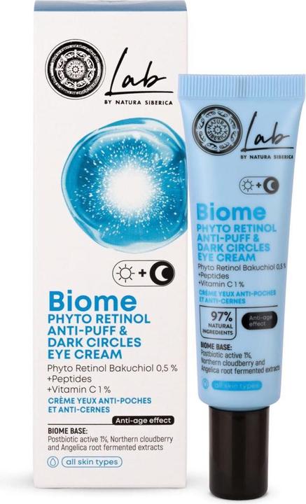 Actual product image Natura Siberica Lab Biome Phyto Retinol Anti-Puff & Dark Circles Eye Cream 30ml (Crème, 30 ml)