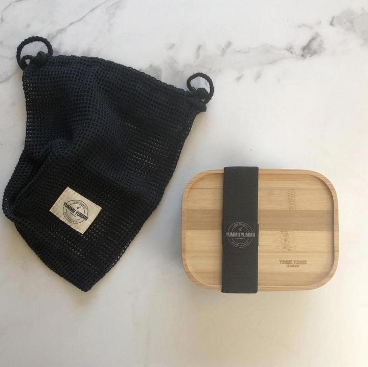 Actual product image Yummii Yummii Lid Medium+ Bamboo, Mocca