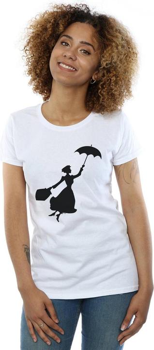 Immagine prodotto Disney Mary Poppins Flying Silhouette Maglietta Donna (S)