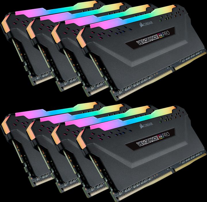 Produktbild Corsair Vengeance RGB Pro (8 x 32GB, 3200 MHz, DDR4-RAM, DIMM)