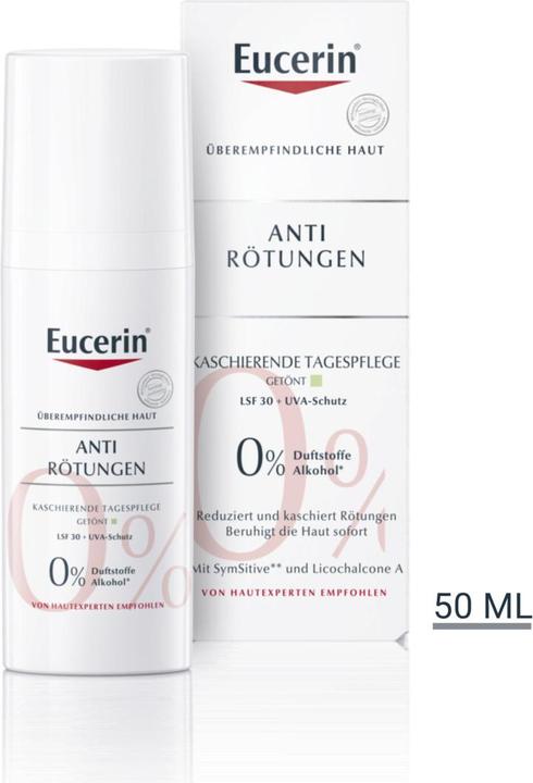 Produktbild Eucerin AntiRötungen Kaschierende Tagespflege getönt mit LSF 30 (50 ml, Tagescreme, SPF 30)