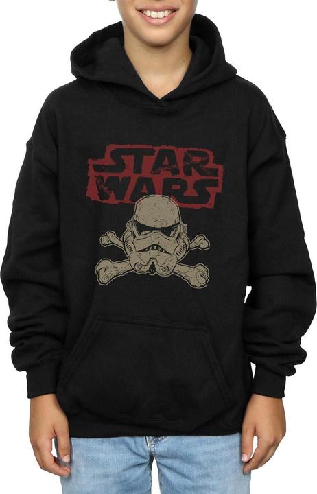 Produktbild Star Wars Stormtrooper Skull Logo Kapuzenpullover Jungen (152, 158)