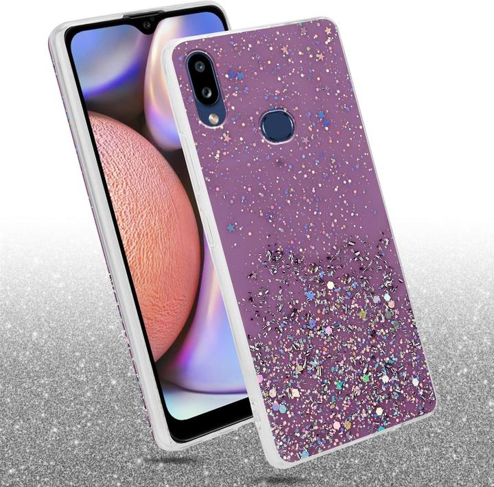 Actual product image Cadorabo TPU cover sparkling glitter (Samsung Galaxy A10s, Samsung Galaxy M01s)