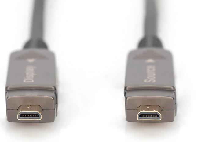 Produktbild Digitus 4K - HDMI® AOC Hybrid Glasfaserkabel mit abnehmbaren Stecker (20 m, HDMI)