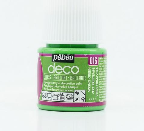 Image du produit Pebeo Deco Couleur acrylique brillante (Vert printemps, 45 ml)