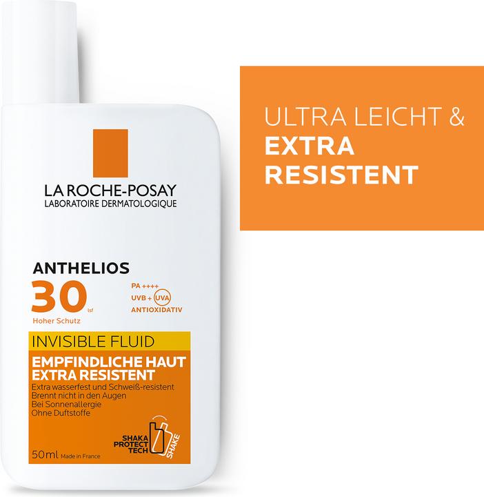 Actual product image La Roche Posay Anthelios Invisible Fluid (Sun cream face, SPF 30, 50 ml, 74 g)