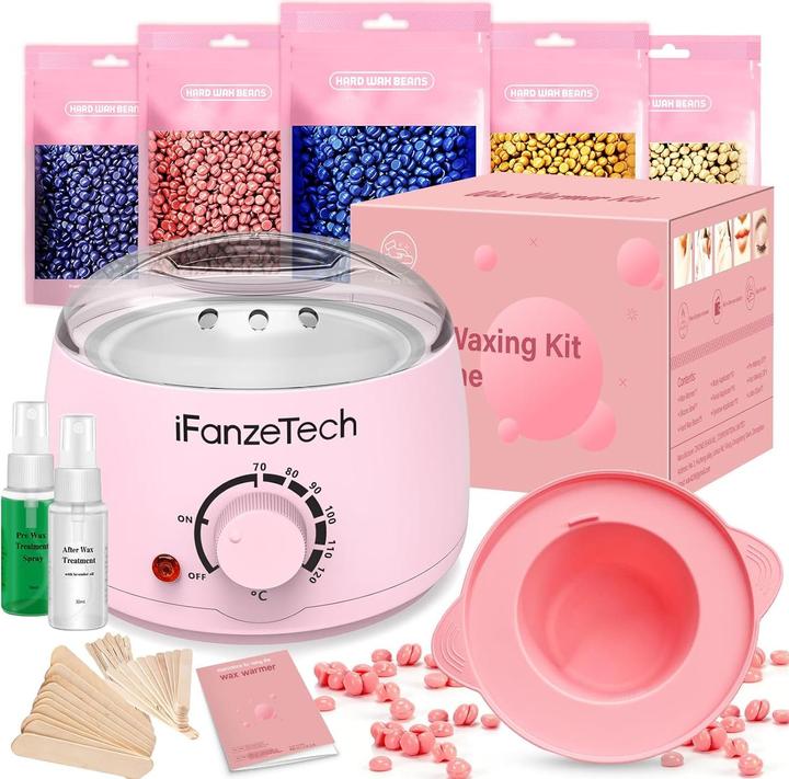 Image du produit NoName Wachsmaschine Set zur Haarentfernung mit Wärmer & Perlen