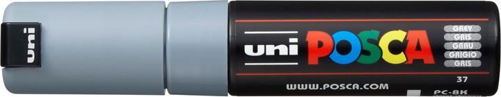 Posca Marker PC-8K wedge tip (Grey, 8 mm, 1 x)