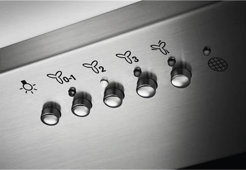 Actual product image AEG DGE5661HM Built-in Stainless steel ³/h A (Flat-screen hood)