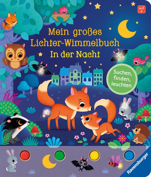 Ravensburger Mein grosses Lichter-Wimmelbuch: In der Nacht (Deutsch)