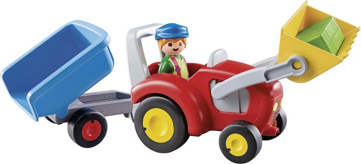 Produktbild Playmobil Traktor mit Anhänger (6964, Playmobil 1.2.3)
