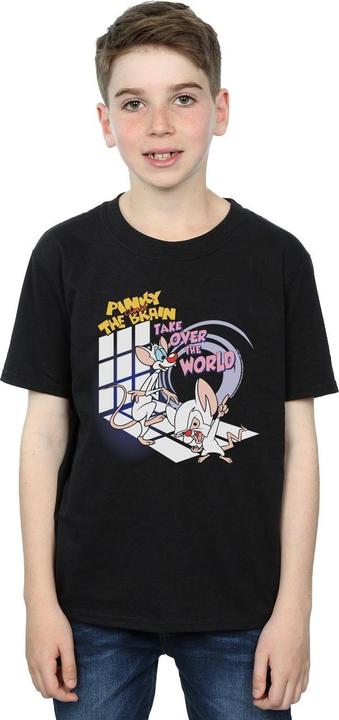 Immagine prodotto Universal Textiles Magliette dei ragazzi Pinky and The Brain che conquistano il mondo (140, 146)