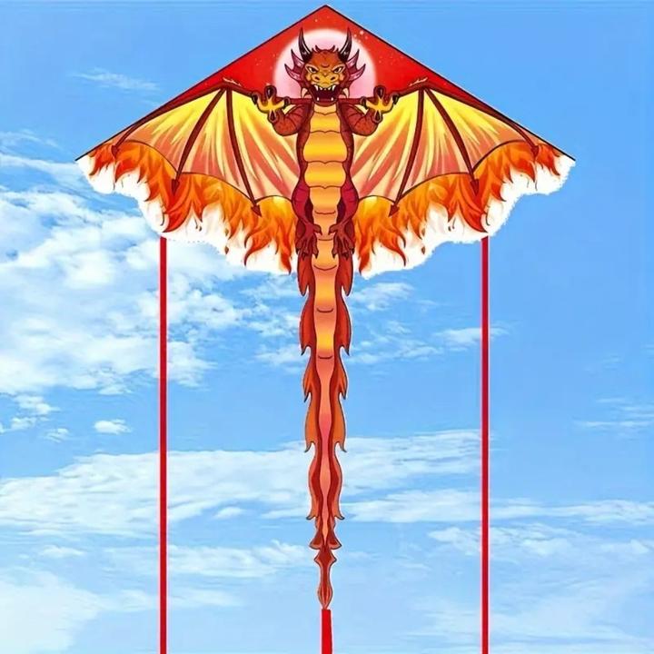Actual product image Milkii Drachen (gross), Roter Feuerdrache