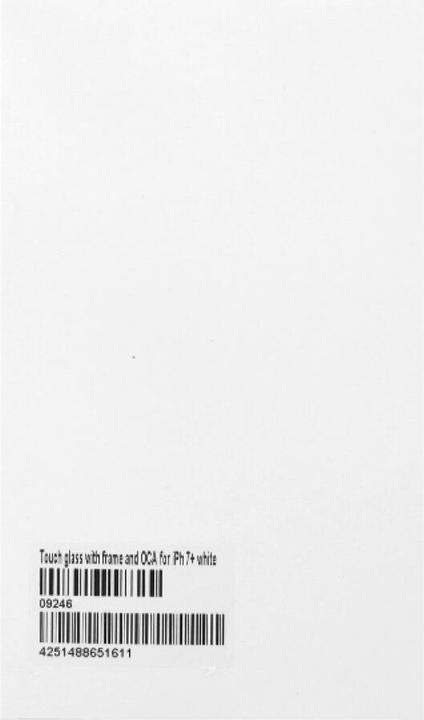 Image du produit OEM Verre tactile avec cadre et OCA pour iPhone 7+ blanc (iPhone 7 Plus)
