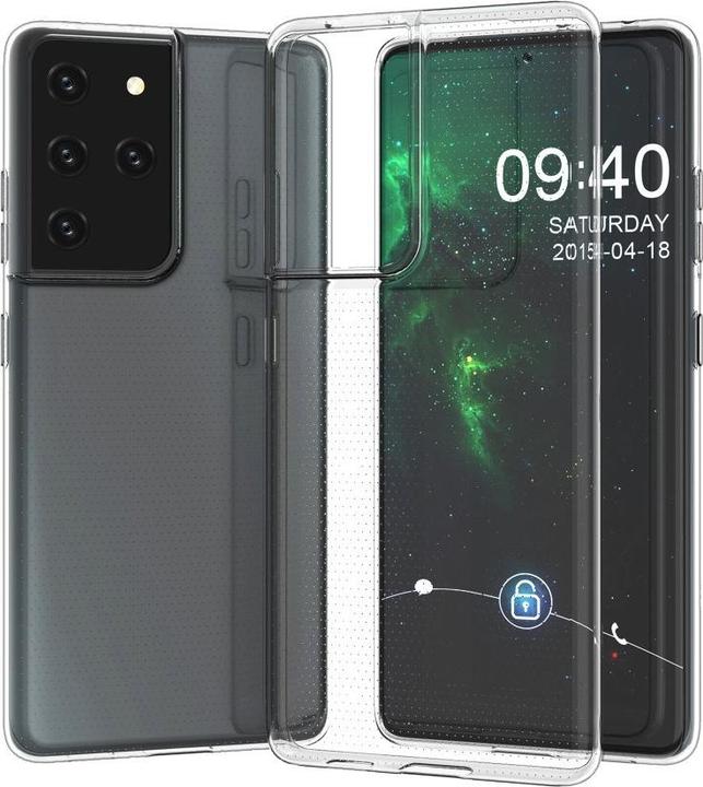 Actual product image Cover-Discount Galaxy S21 Ultra - Silicone Case Cover transparent (Samsung Galaxy S21 Ultra)