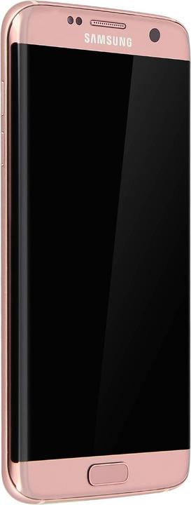 Actual product image Samsung Original LCD complete set Galaxy S7 Edge + touchscreen - pink (Display, Galaxy S7 Edge)