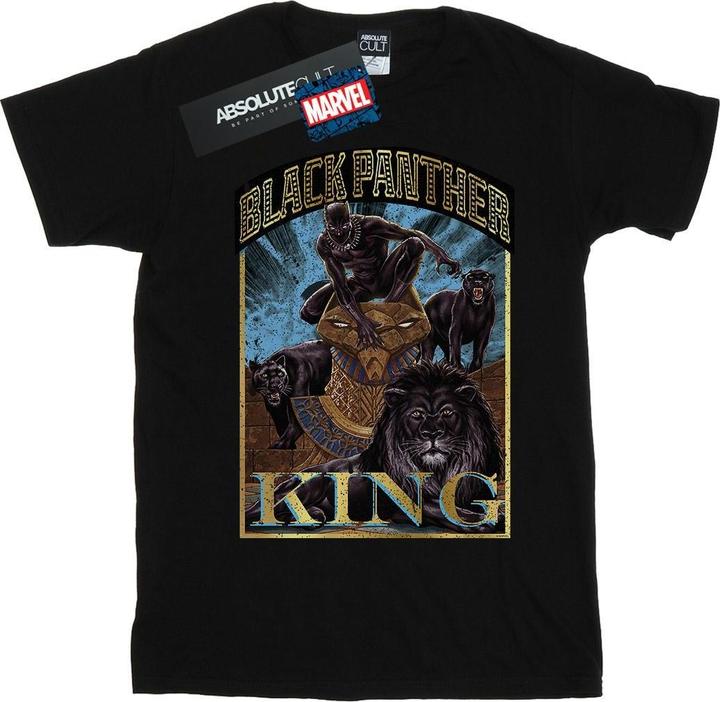 Actual product image Mens Black Panther Homage T-Shirt (S)