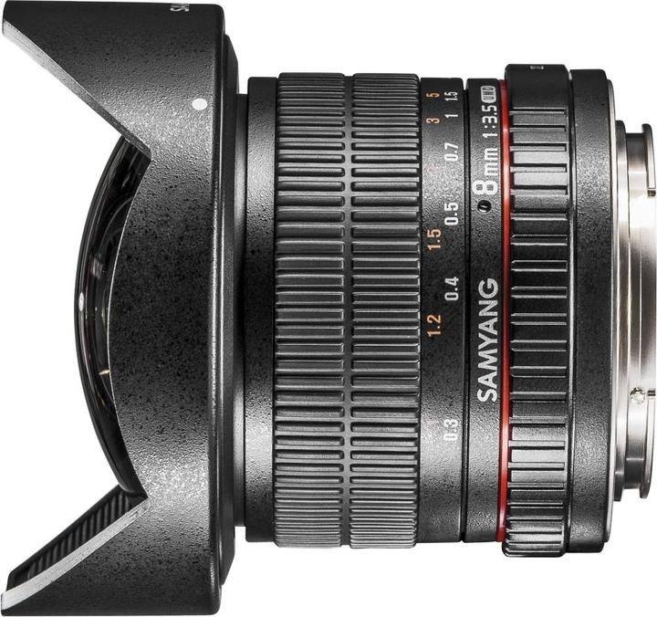 Produktbild Samyang 8mm f/3.5 Asph IF MC Fisheye CSII DH - Nikon F (Nikon F, APS-C / DX)