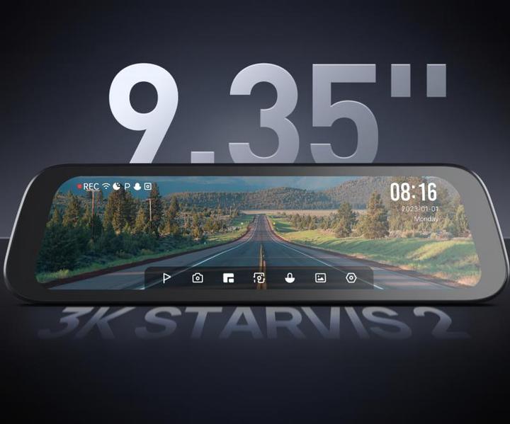 Actual product image 70mai S500 (Built-in display, Built-in microphone, Night vision)