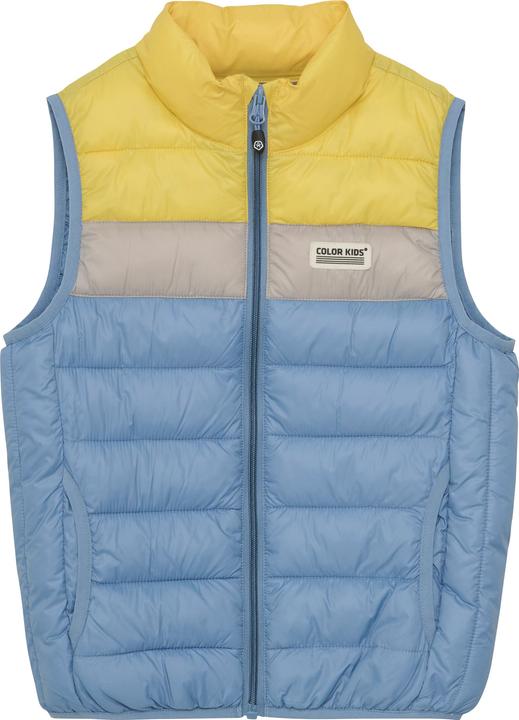 Color Kids Kid's Waistcoat Quilted Colorblock