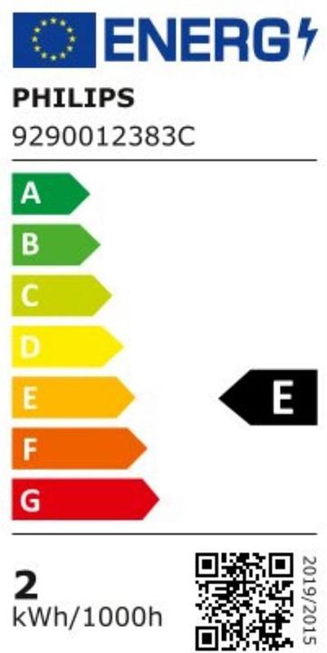 Energy Label Philips Lamp (E27, 2.30 W, 136 lm, 1 x, E)