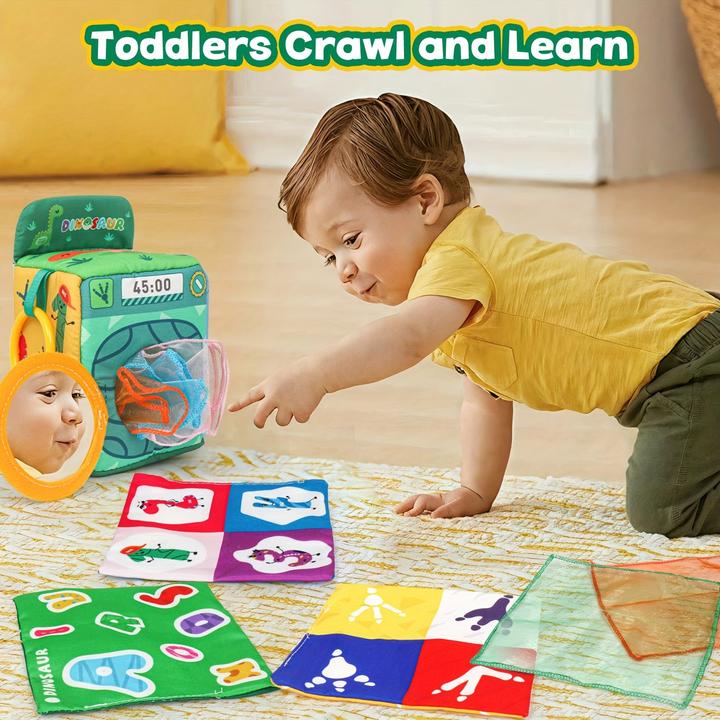 Immagine prodotto Activity Board Giocattoli a scatola di fazzoletti per neonati, giocattoli per bambini e bambini da riempire con le