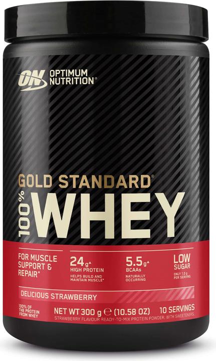 Actual product image Optimum Nutrition 100% Whey Gold Standard (300G) (Delicious Strawberry, 1 pcs., 300 g)