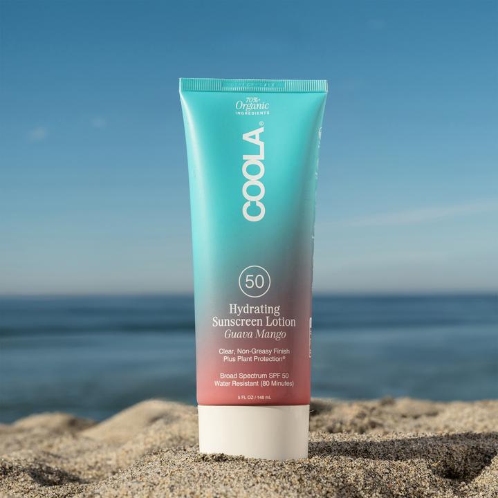 Actual product image Coola Suncare Classic Body Sunscreen Guava Mango SPF 50 (Sun lotion, SPF 50, 148 ml)
