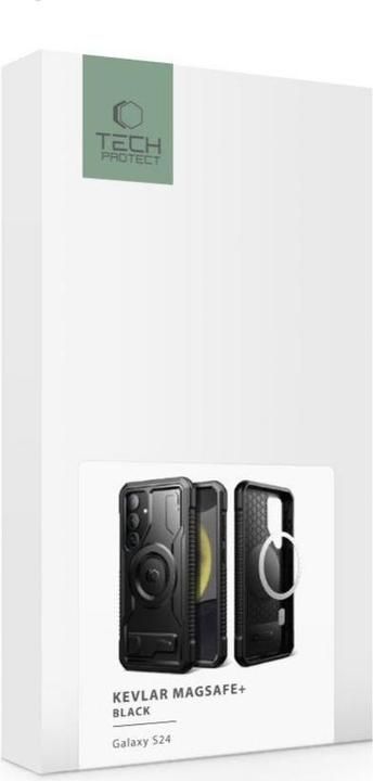 Actual product image Tech-Protect Kevlar MagSafe+ case black (Samsung Galaxy S24)