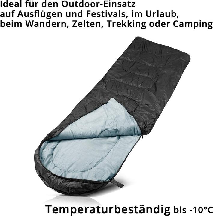 Stahlwerk Schlafsack -10°C Outdoorschlafsack Campingschlafsack Winterschlafsack