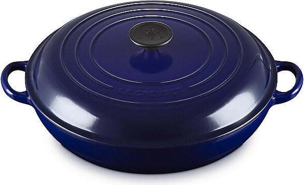 Actual product image Le Creuset Gourmet professional pot TRADITION made of cast iron Ocean (30 cm, Pot, Cast iron)