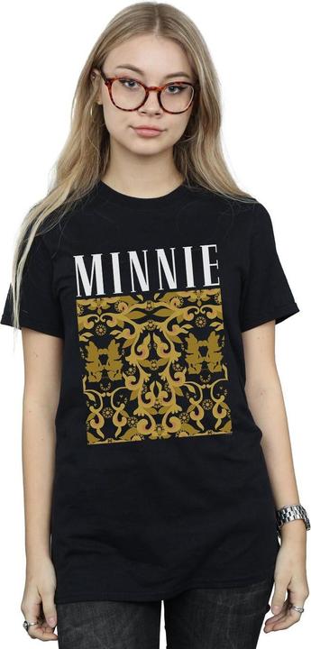 Immagine prodotto Disney Minnie Mouse Baroque Pattern Maglietta Ampia Donna (XXL)