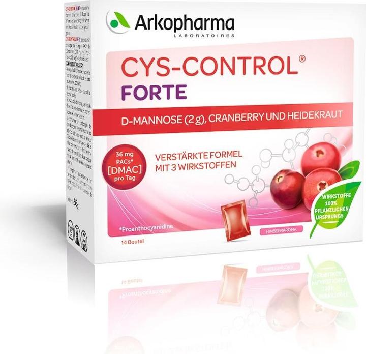 Produktbild Arkopharma Cys-Control Forte D-Mannose Cranberry Heidekraut (14 Stück, Beutel, 99 g)