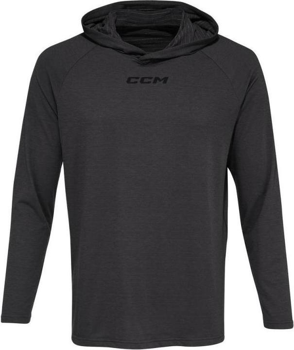Produktbild CCM Langarm-Premium-Trainingshoodie (M, temno siva (grau meliert)) (M)
