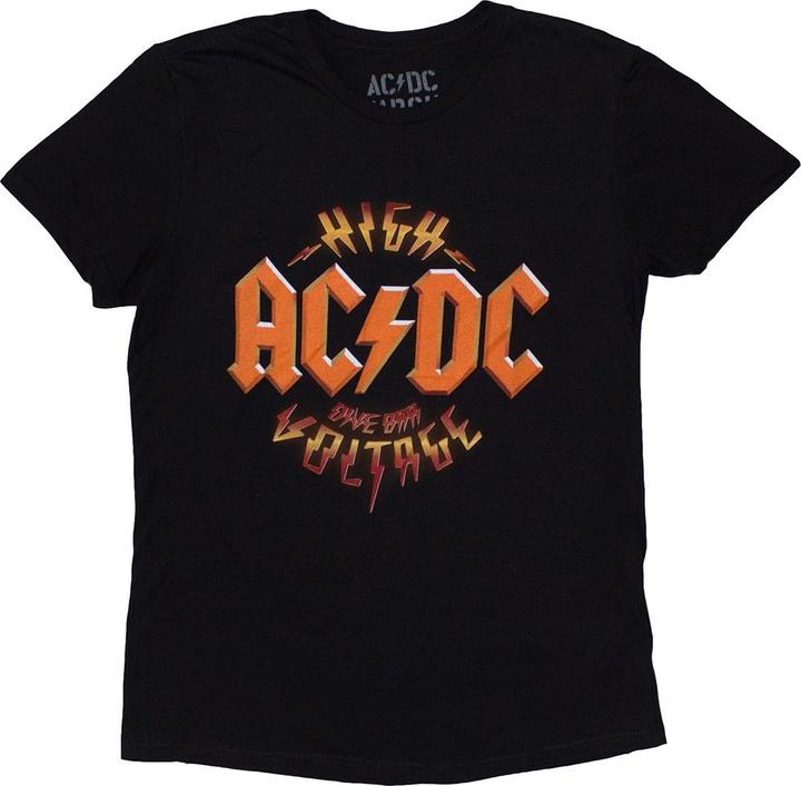 Actual product image AC/DC Womens/Ladies High Voltage Dive Bar Back Print T-Shirt (L)